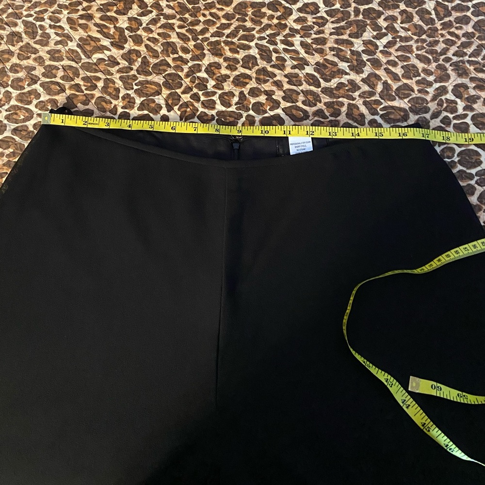 Sandra Darren Black Beaded Dress Palazzo Pants - Picture 11 of 13